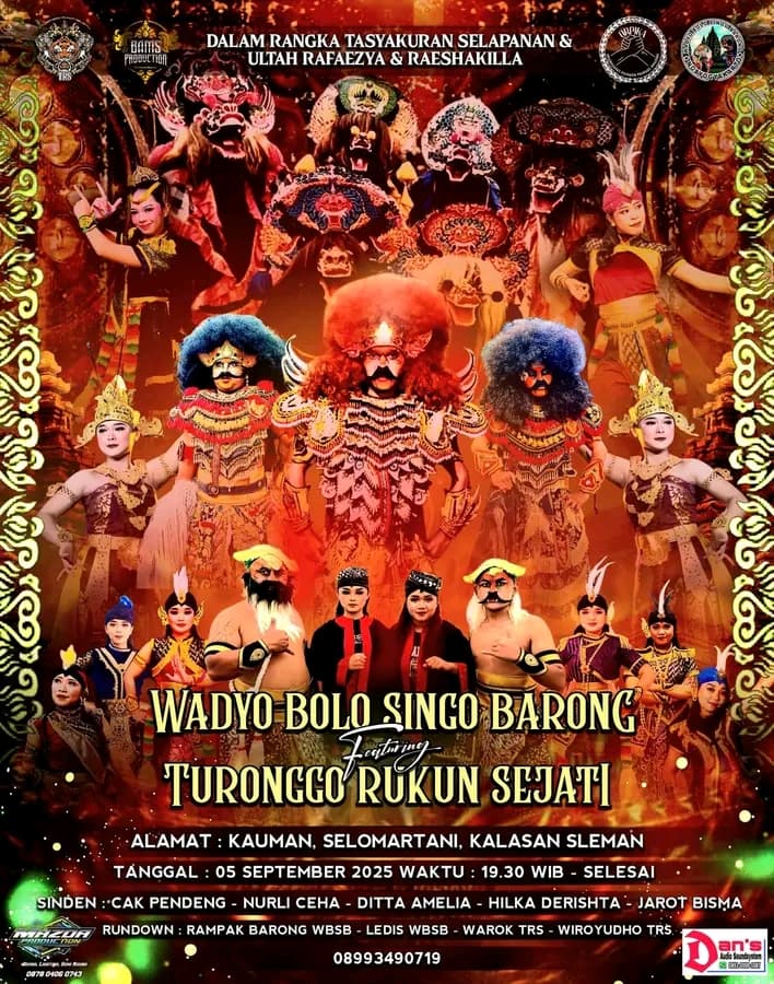 Wadyo Bolo Singo Barong Ft Turonggo Rukun Sejati