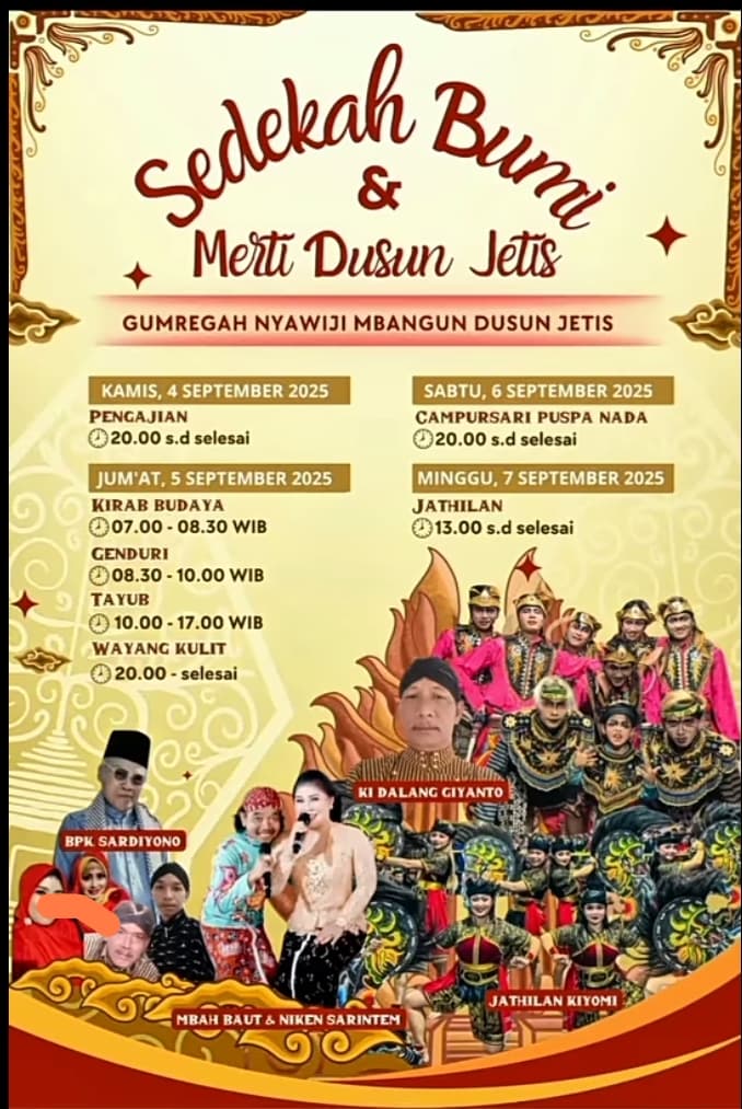 Sedekah Bumi & Merti Dusun Jetis