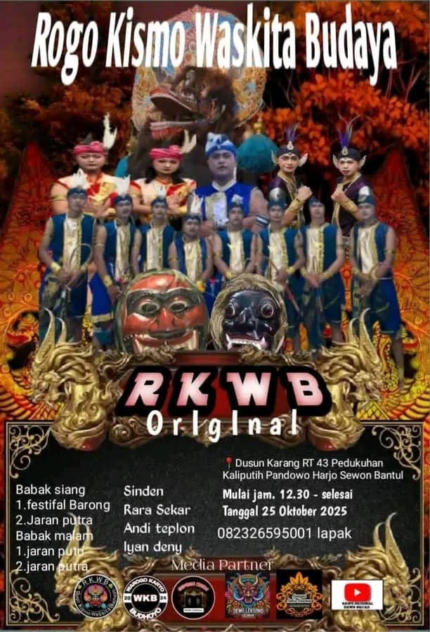ROGO KISMO WASKITA BUDAYA RKWB ORIGINAL