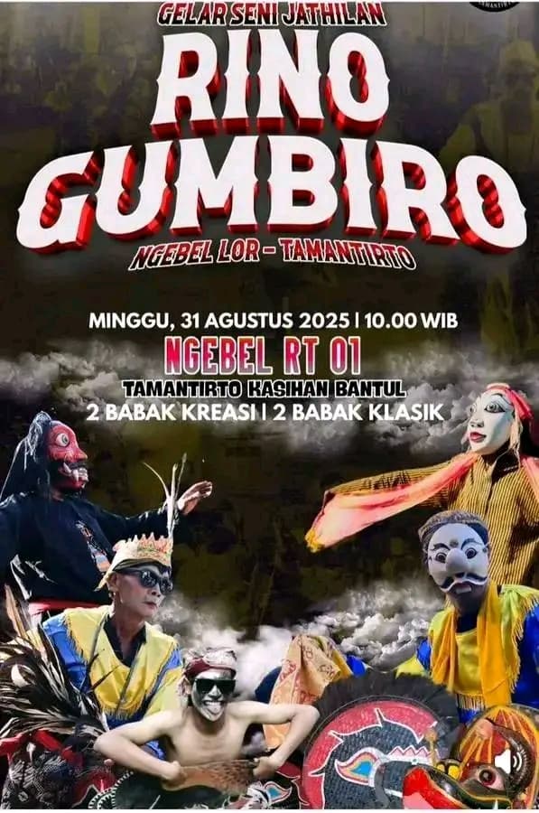 Gelar Seni Jathilan Rino Gumbiro